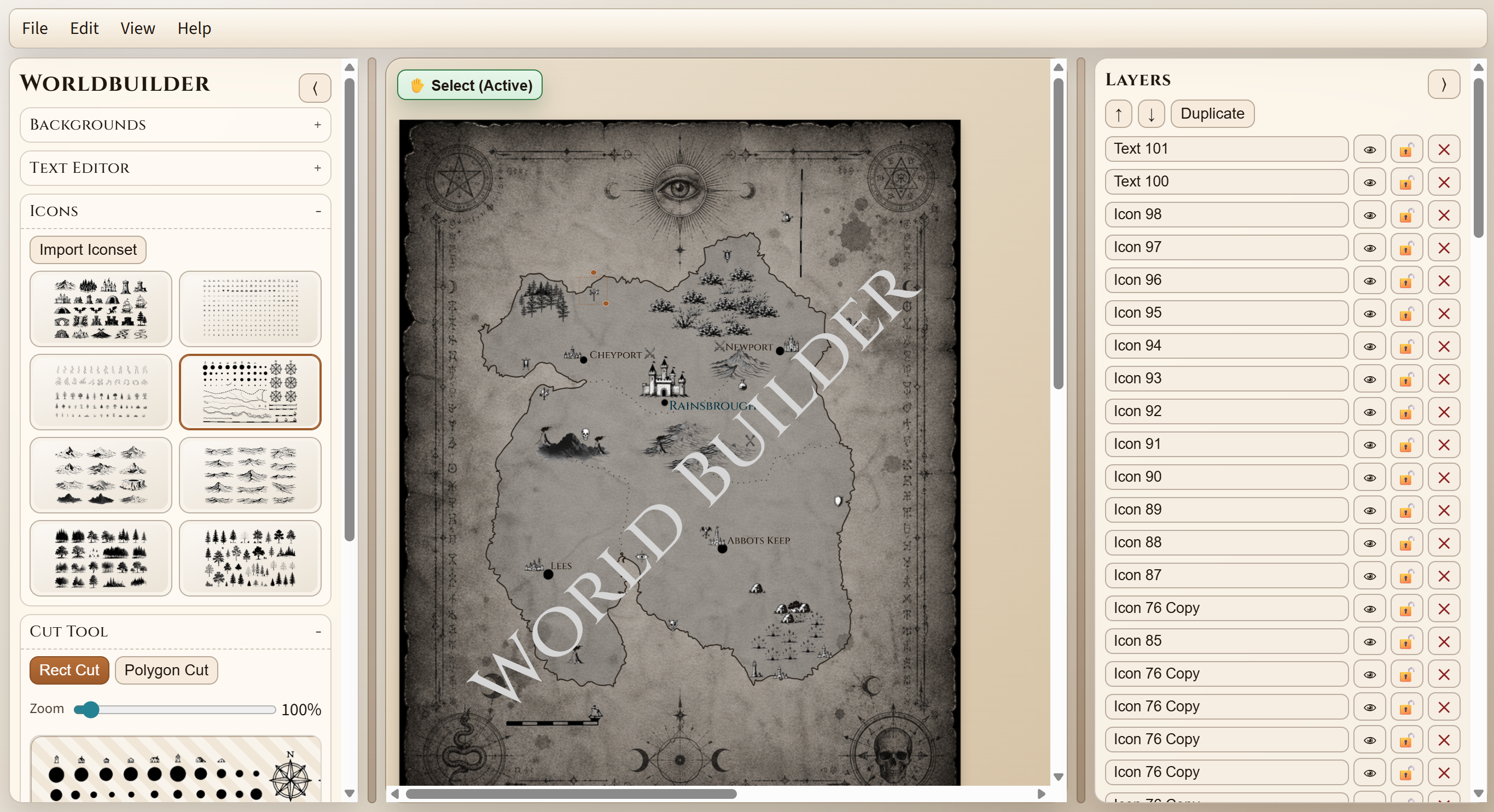 PlotNote chapter editor